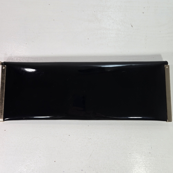 Gucci Tom Ford Black & Gold Patent Leather Clutch Bag - Picture 5 of 13